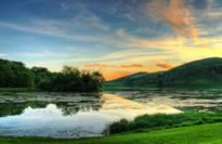 Lough Gur at sunset