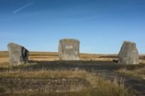 Aneurin Bevan stones in Blaenau Gwent