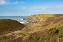 Damehole point near Hartland