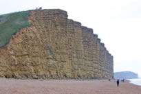 Burton Bradstock cliffs